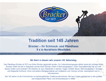 Tablet Screenshot of brocker-schmuck.de